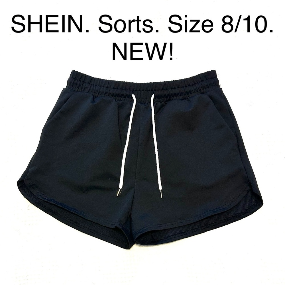NWOT Shein Shorts Casual Sport Active Gym Athletic Drawstring